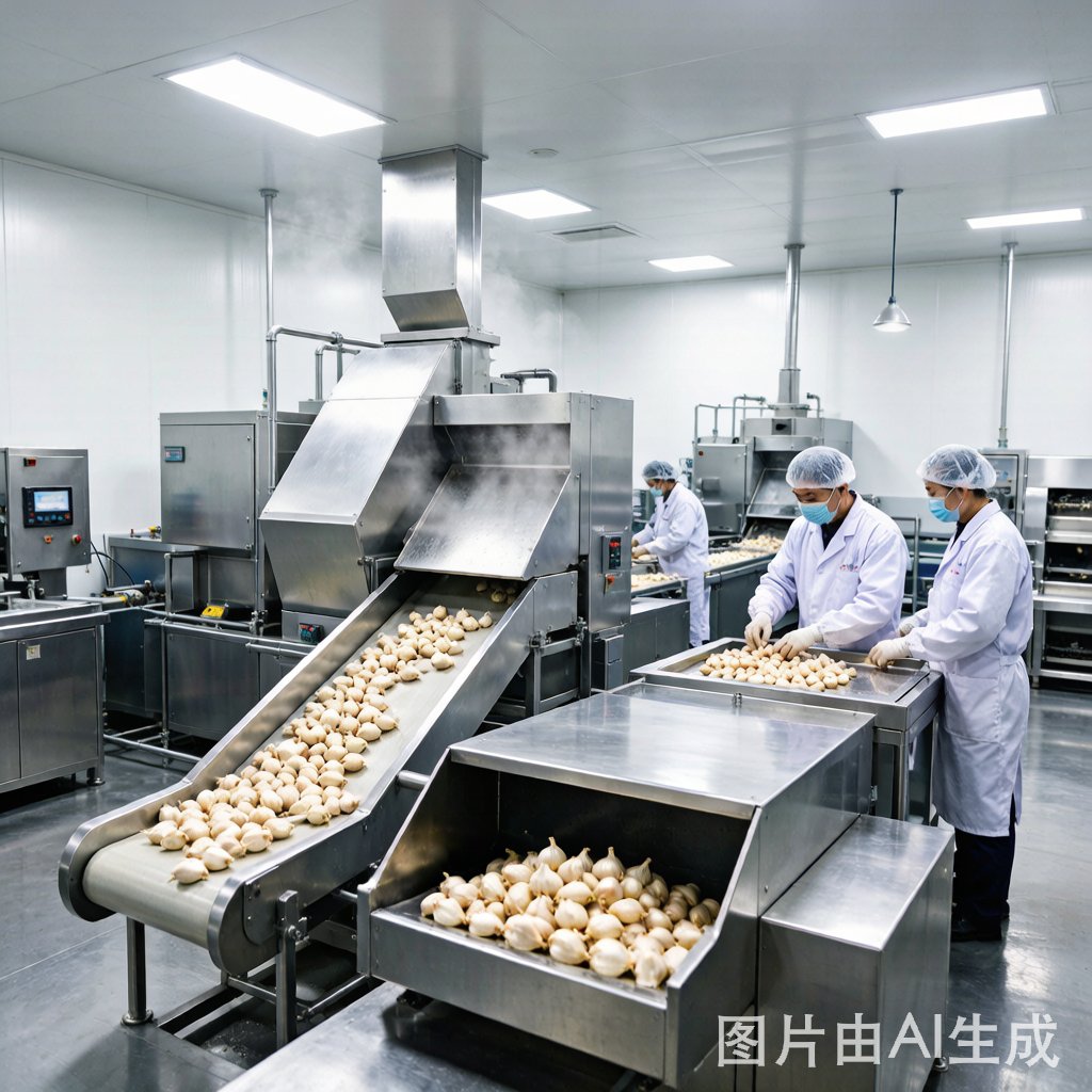ExCrop garlic processing factory in Shandong for export-quality garlic sorting and packing